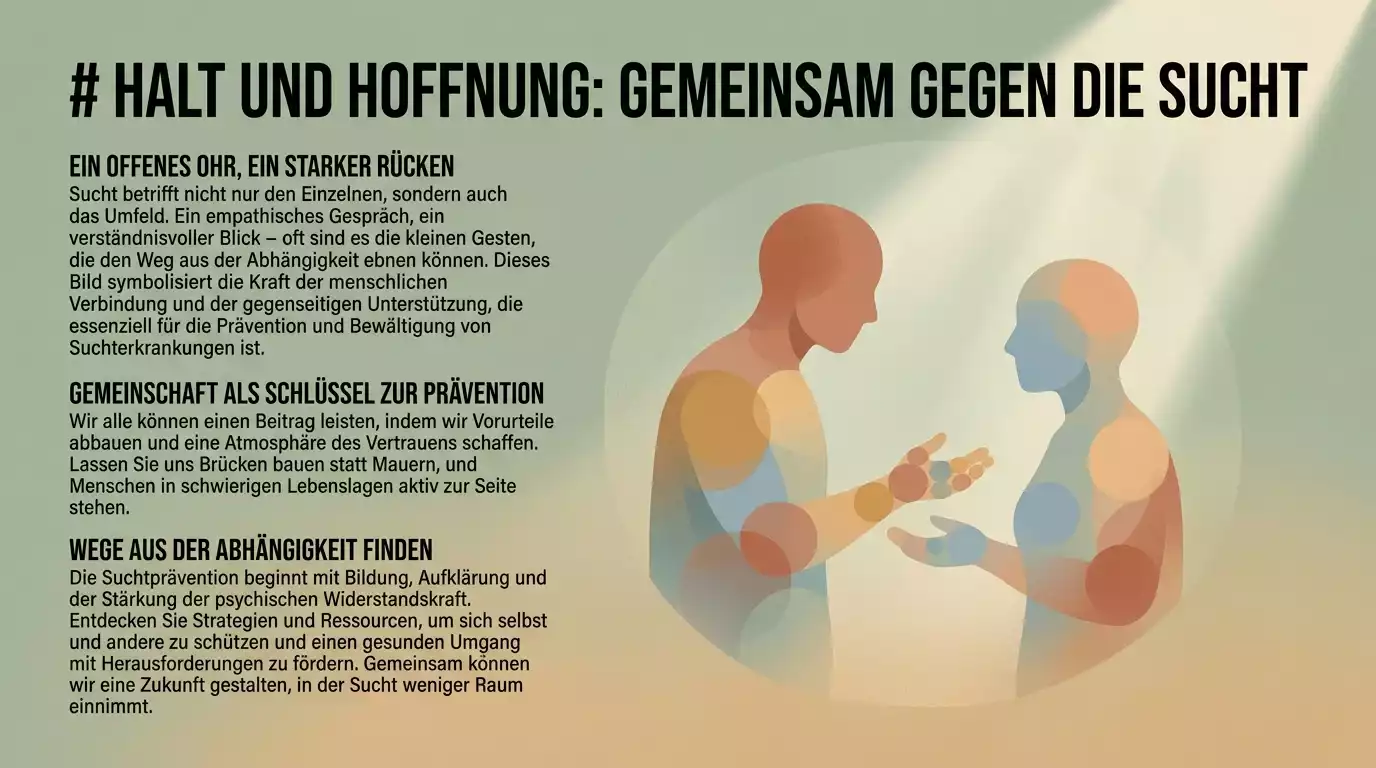 Stilisierte Darstellung zweier ineinandergreifender Hände als Symbol für Beratung und Unterstützung