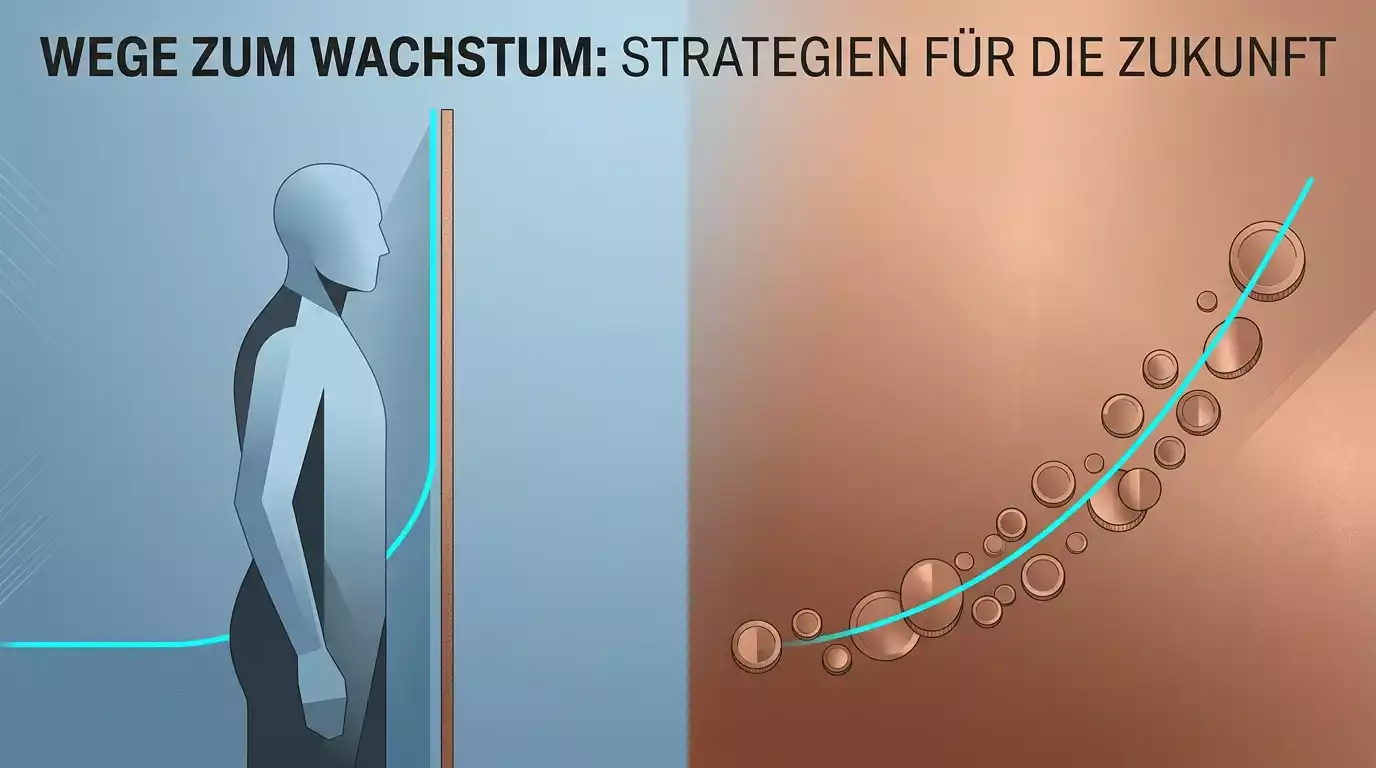 Zweigeteilte Symbolgrafik zeigt links eine Personenkontur, rechts eine ansteigende Summenkurve als Sinnbild für die unterschiedlichen Zugriffspunkte
