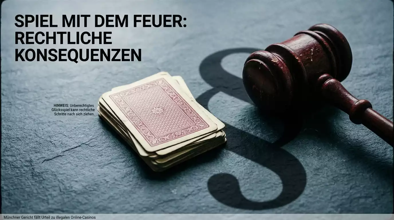 Abstrakte Darstellung von Spielkarten und Paragrafenzeichen als Hinweis auf § 285 StGB