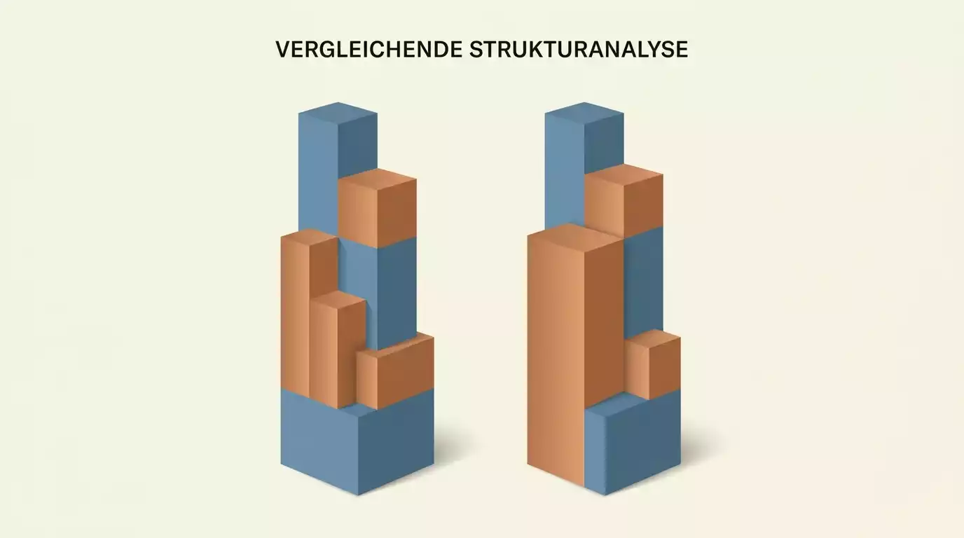 Schematische Tabelle mit zwei Spalten als visueller Vergleich zweier Aufsichtssysteme